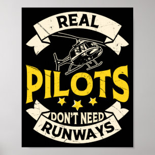 Real Lots Dont Need Runways Long Sleeve Poster