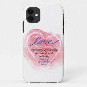 Real Love demonstrated Plaque iPhone 11 Case