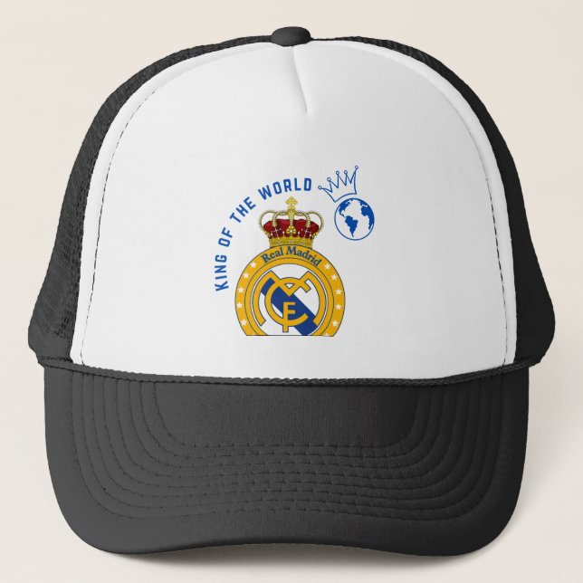Real Madrid King of the World Trucker Hat (Front)