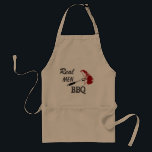 Real Men BBQ Standard Apron<br><div class="desc">Get this great apron for the man in your life who loves to bbq.</div>
