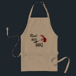 Real Men BBQ Standard Apron<br><div class="desc">Get this great apron for the man in your life who loves to bbq.</div>