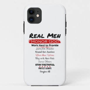 Real Men – Christian Dad's Super List of Faith  Case-Mate iPhone Case