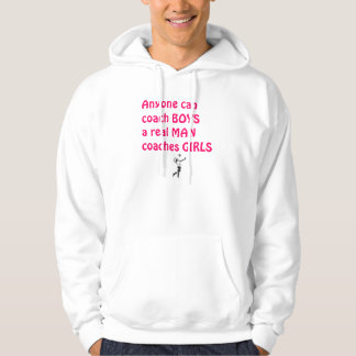 Real Men Coach Girls-Volleyball Hoodie