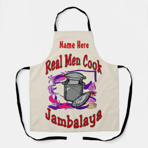 Real Men Cook Aprons- add text, Apron