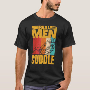Real Men Cuddle Vintage BJJ Brazilian Jiu Jitsu 1 T-Shirt