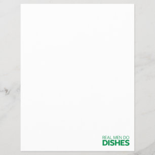 Real Men Do Dishes Flyer