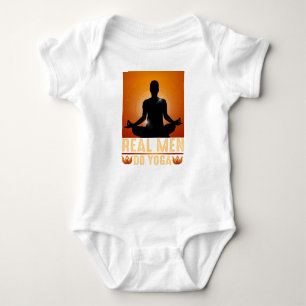 Real Men Do Yoga Baby Bodysuit