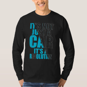 Real Men drive electric Car E-Car Plug-In 2 T-Shirt