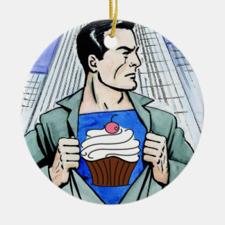 Real Men Eat Cupcakes Ornament Version 2