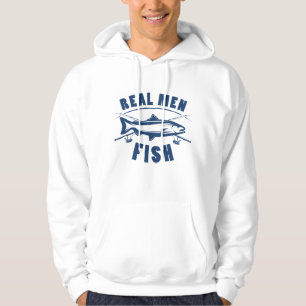 Real Men Fish Hoodie