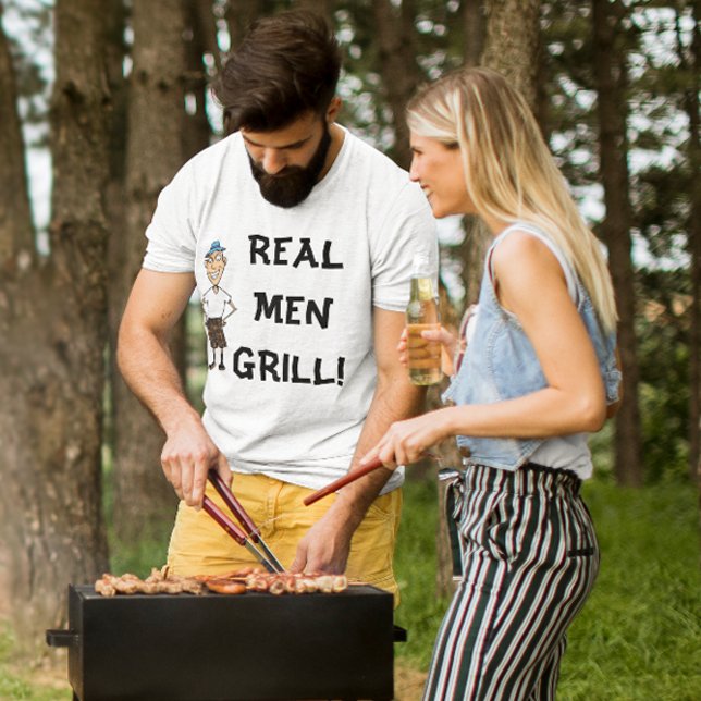 Real Men Grill Men's Value T-Shirt (Real Men Grill Men's Value T-Shirt)