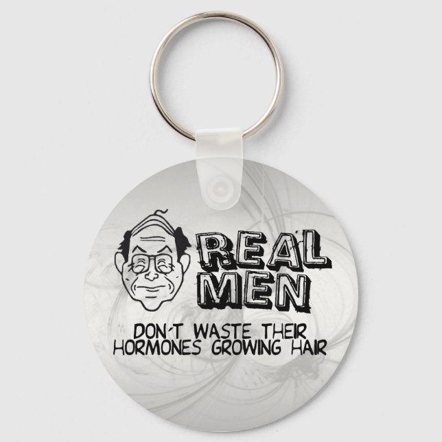 Real Men Key Ring (Front)