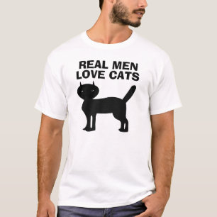 Real Men Love Cats, Black Cat T-shirts