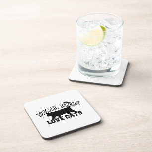 Real Men Love Cats Coaster