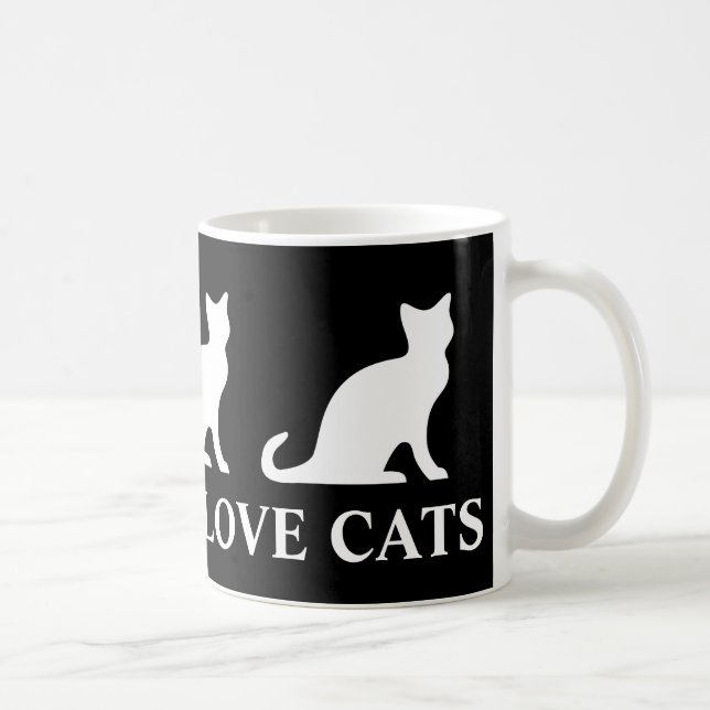 Real men love cats coffee mug (Right)