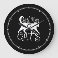 Real Men Love Cats Design on black