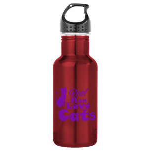 Real Men Love Cats – Gifts for Cat-Loving Men 532 Ml Water Bottle