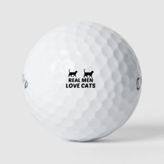 REAL MEN LOVE CATS GOLF BALLS