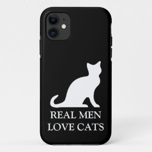 Real men love cats iPhone case