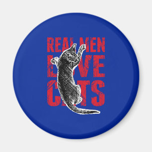 Real Men Love Cats Magnet