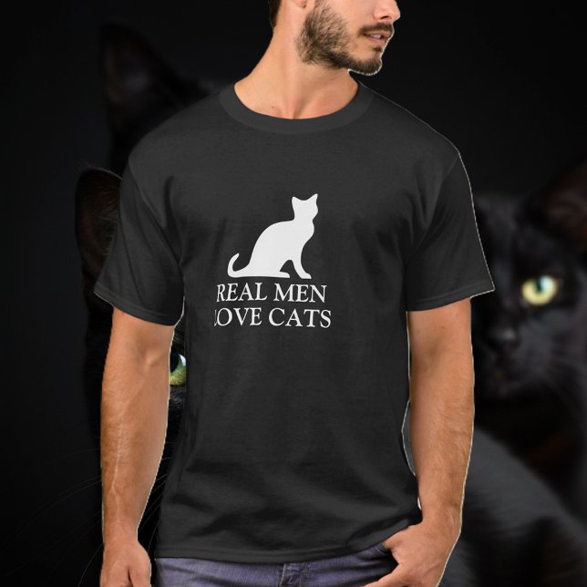 Real men love cats t shirt (real men love cats)