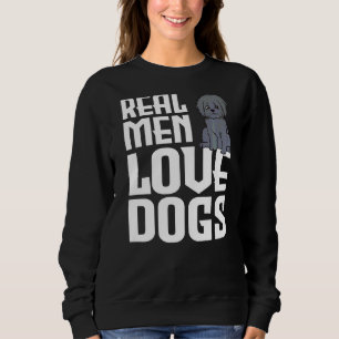 Real Men Love Dogs German Shepherd Pet For Men Sweatshirt