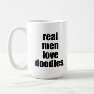 Real Men Love Doodles Mug