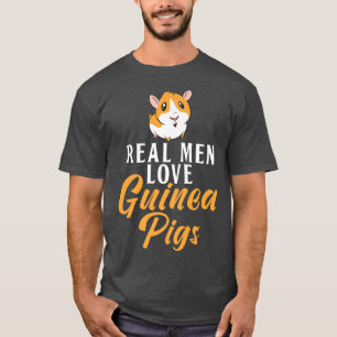 Real Men love Guinea Pigs Cute Guinea Pig Premium  T-Shirt