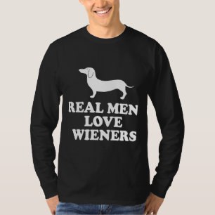 Real Men Love Wiener Dachshund T-Shirt