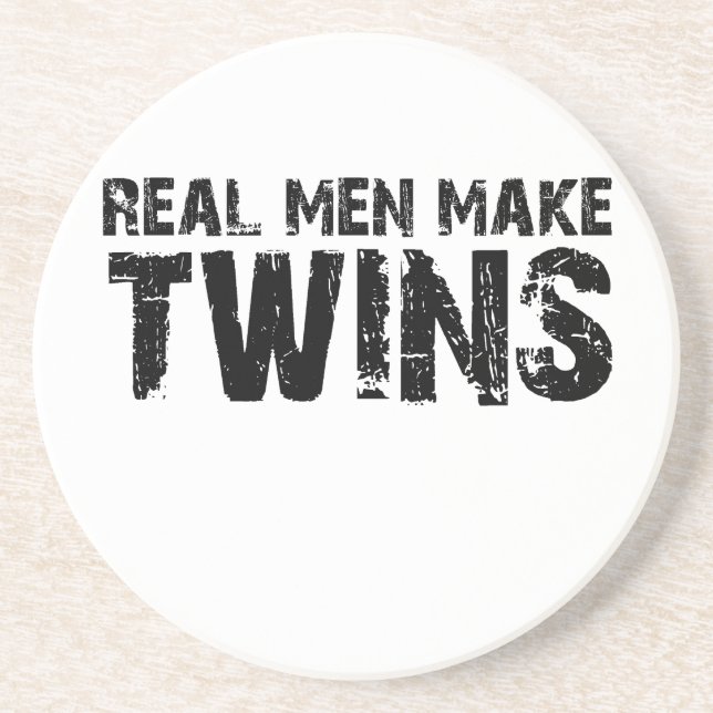 Real men make... Cool father's day gift Coaster (Front)