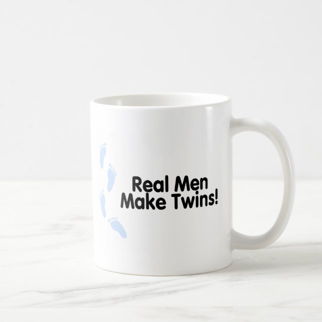 Real Men Make Twins (Boys) Coffee Mug (Right)