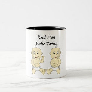 Real Men Make Twins Coffee Mug