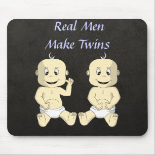 Real Men Make Twins Mousepad