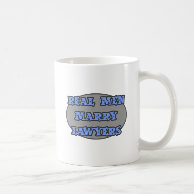Real Men Marry Lawyers Coffee Mug (Right)