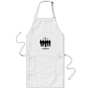 real men pray Bible Quote Customize It Long Apron