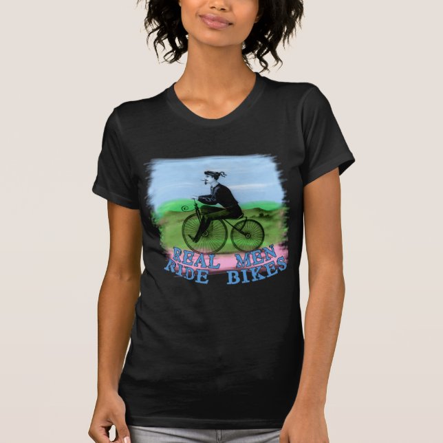 Real Men Ride Bikes Products T-Shirt (Front)