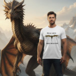 Real Men Ride Dragons T-Shirt<br><div class="desc">This design was created though digital art. You may change the style of this shirt by choosing More > under the style option. It may be personalised by clicking the customise button and changing the colour, adding a name, initials or your favourite words. Contact me at colorflowcreations@gmail.com if you with...</div>