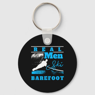 Real Men Ski Refoot Extreme Sports Ski Rope Water  Key Ring