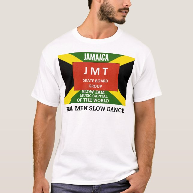 REAL MEN SLOW DANCE Men's Basic T-Shirt (Front)