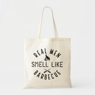 Real Men Smell Like Barbecue Tote Bag