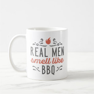 Real Men Smell Like BBQ Coffee Mug