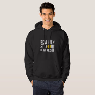 Real Men Stay Out Of The Kitchen Funny Pickleball Hoodie