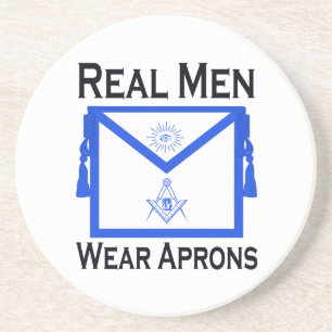 Real Men Wear Aprons Coaster