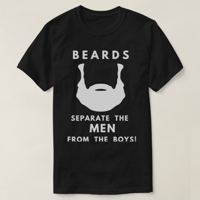Real Men Wear Beards Beard Fan 13 T-Shirt (Design Front)