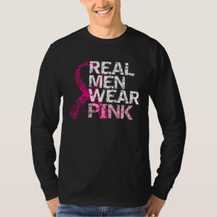 Real Men Wear Pink - Breast Cancer T-Shirt