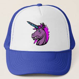 Real men wear unicorn hats. trucker hat