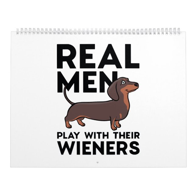 Real Men Wieners Calendar (Cover)