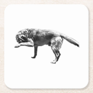 Real Moments Square Paper Coaster