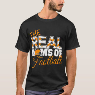 Real Moms of Football Shirt - Orange Football Mum