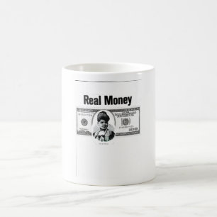 real money coffee mug